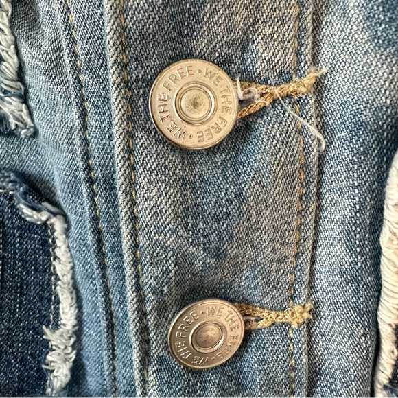 Free people x We The Free Azalea Daisy
Patchwork Blue Jeans SZ 31 - Picture 6 of 13